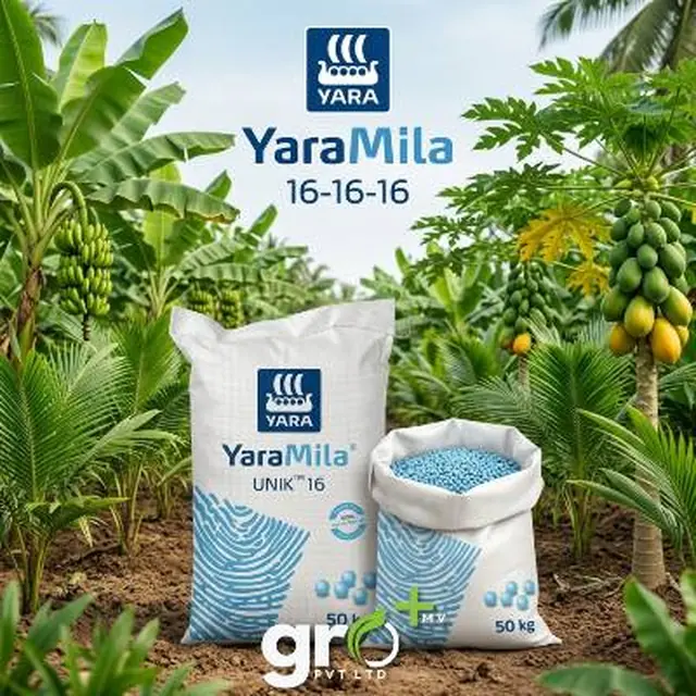 YaraMila UNIK 16 compound NPK fertilizer in a 50 kg bag